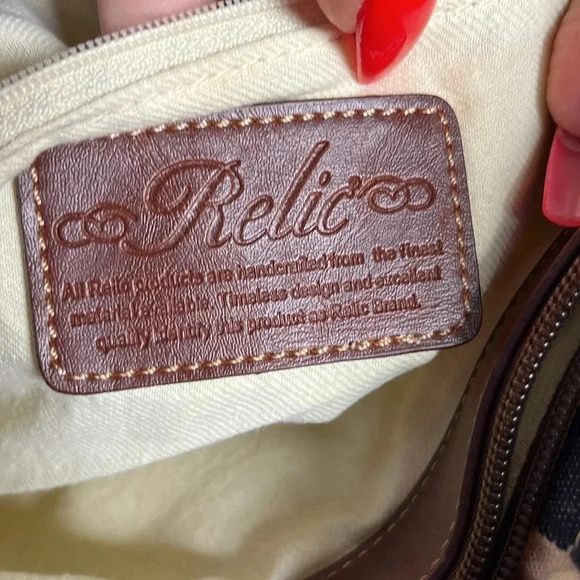 Relic Canvas Handbag Purse Tote Y2K 90's‎ Colorful Boho Travel Casual - Picture 4 of 11